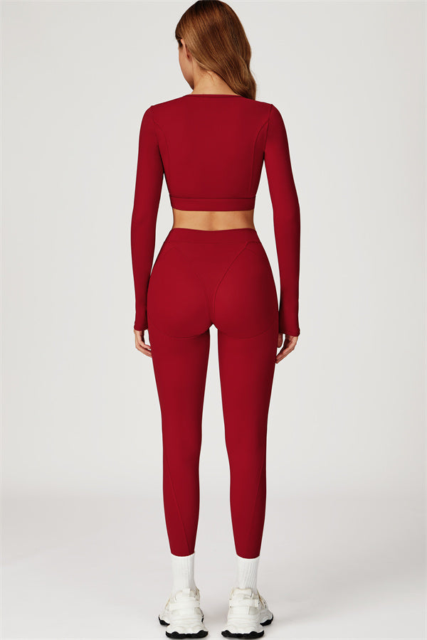 The Conquer Long Sleeve T-shirt Leggings 2-Piece Set