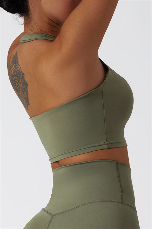 The Seraphine Halter Crop Top