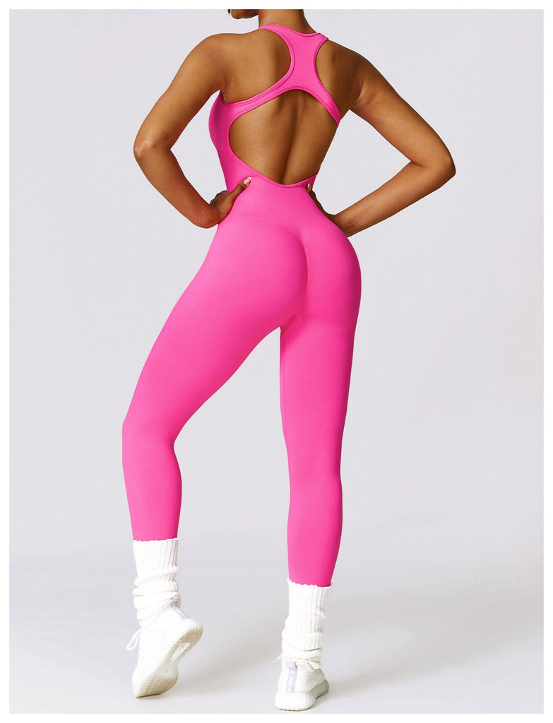Mila Backless Racer Jumpsuit