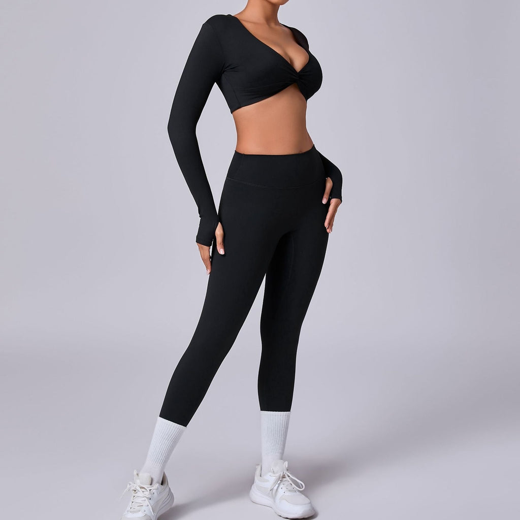 Winona Twist Longsleeve Top & Leggings Set