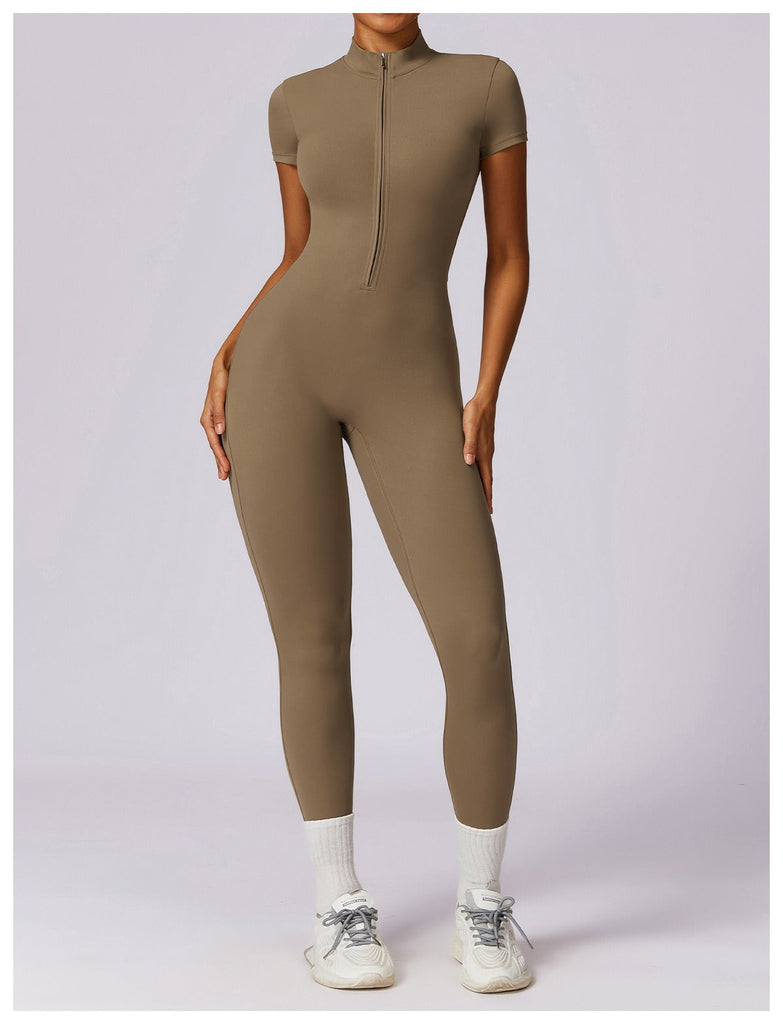 Super Sculpt Short Sleeve Jumpsuit (size down)
