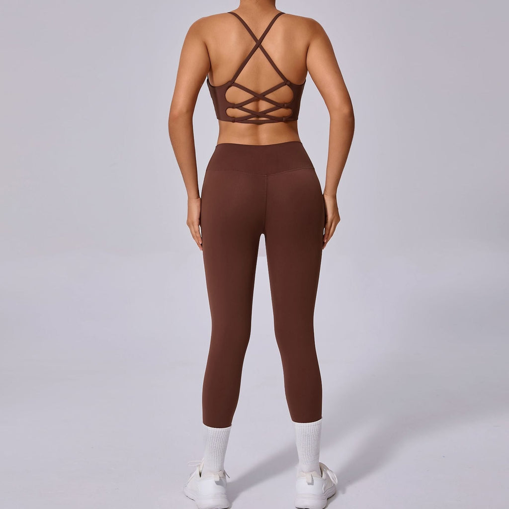 Sylvia Cross Back Top & Leggings Set