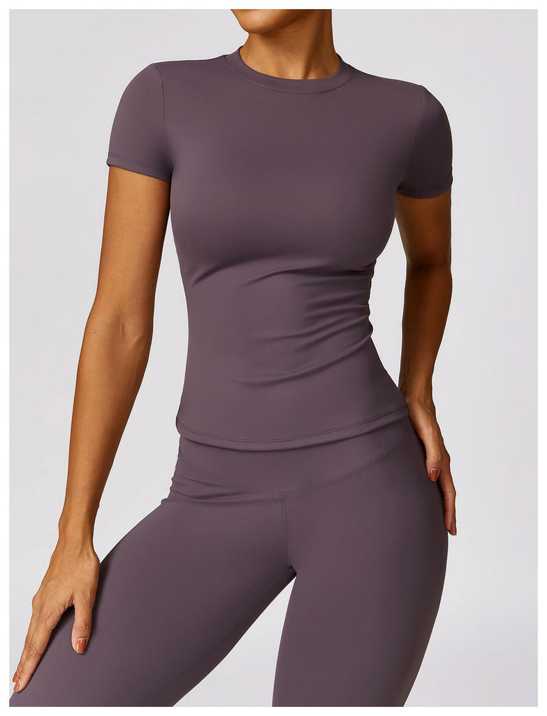 Stephanie T Sleeve Top Amethyst