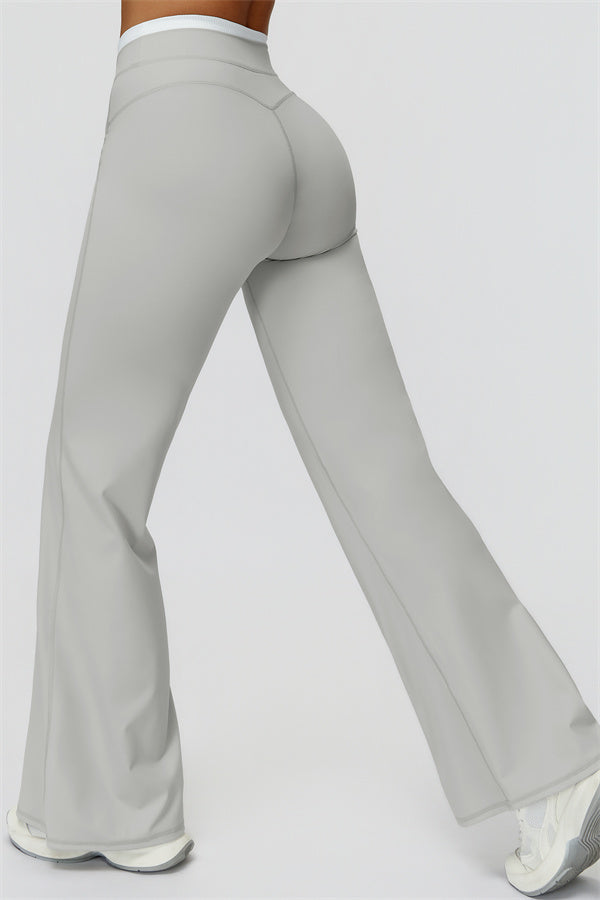 The Canyon Flared Leggings Light Grey