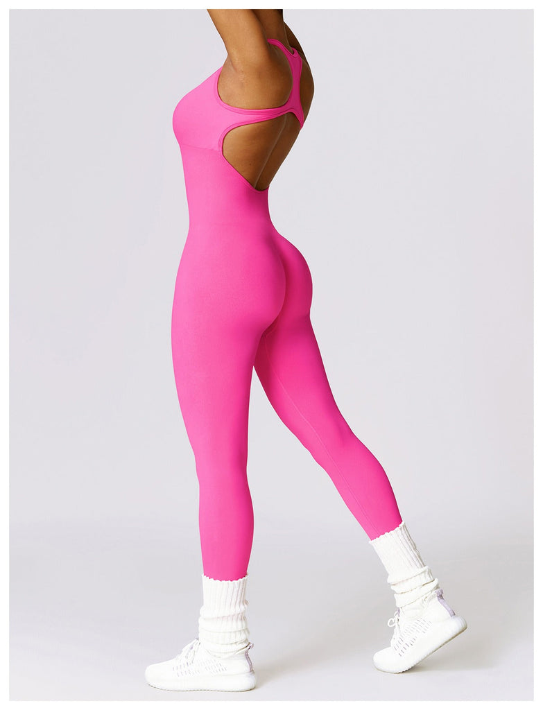 Mila Backless Racer Jumpsuit