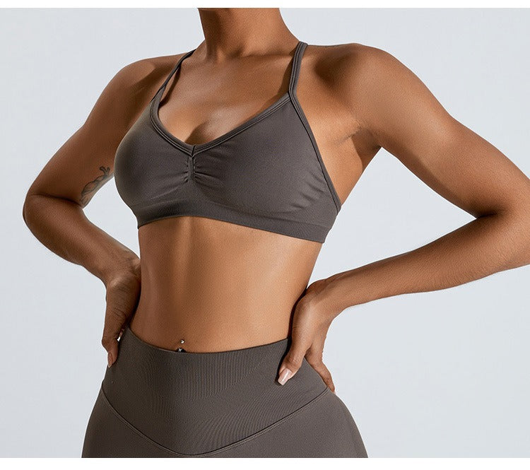 Tia Seamless Bra Top Espresso