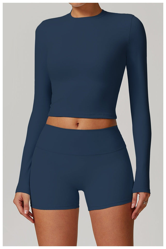 Butter Longsleeve Crop Top