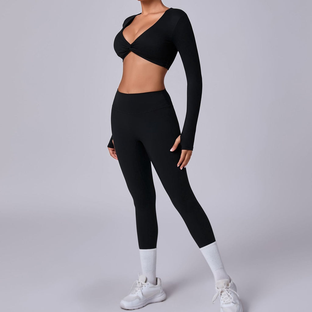 Winona Twist Longsleeve Top & Leggings Set