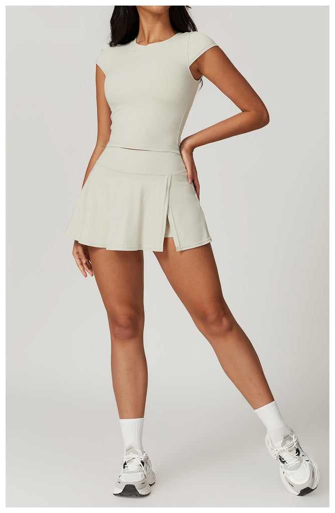 Talia Side Slit Skort