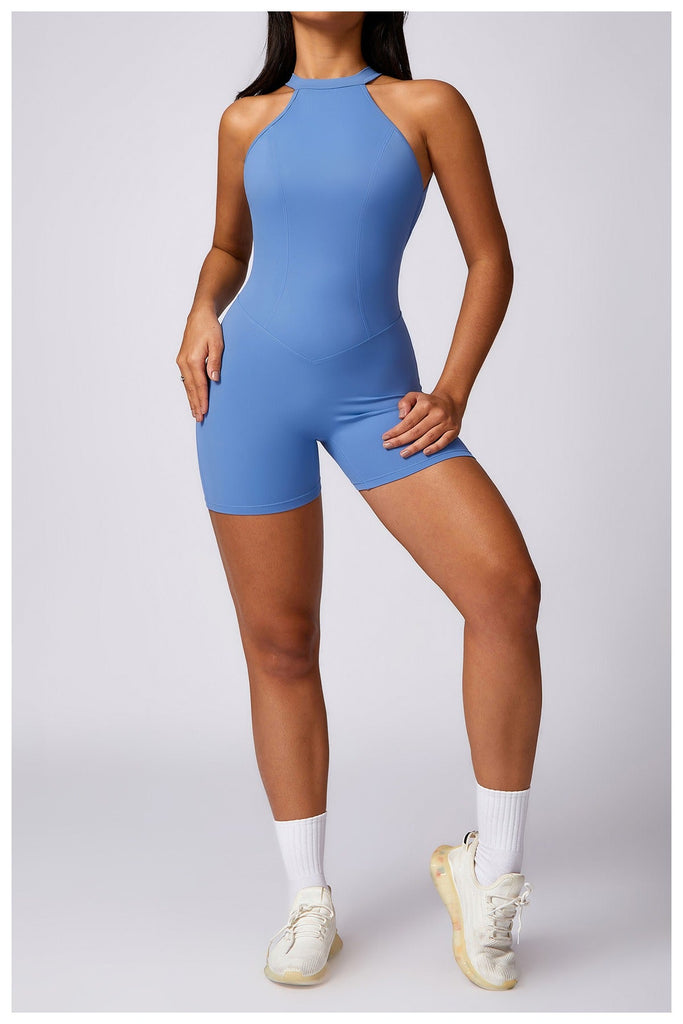 Christine Sculpt Backless Romper