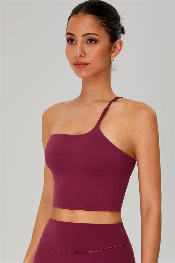 The Jewel One-Shoulder Crop Top