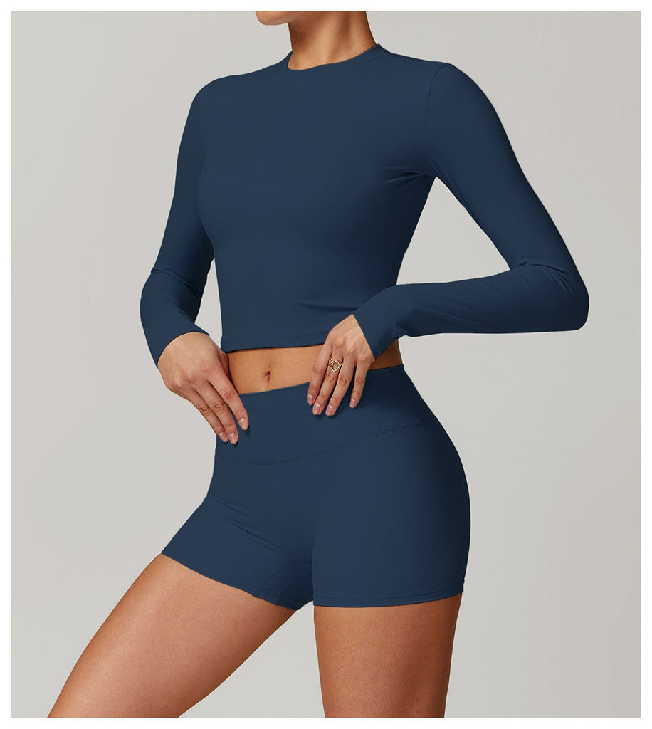 Butter Longsleeve Crop Top