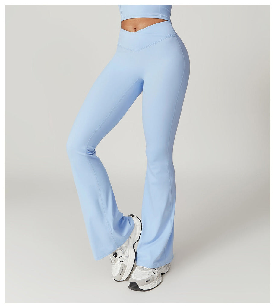 Arabella Flared Trousers Blue