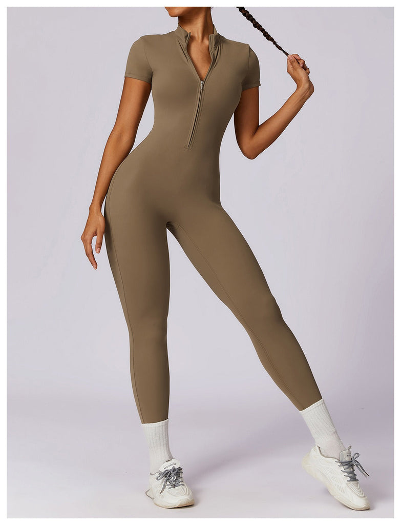 Super Sculpt Short Sleeve Jumpsuit (size down)