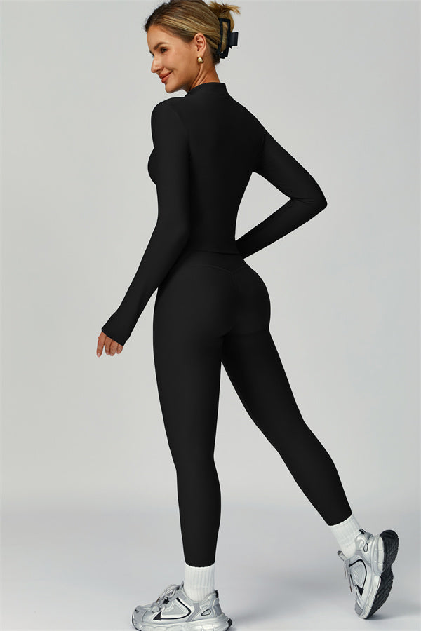The Burst Jacket Sports Bra Leggings 3-Piece Set