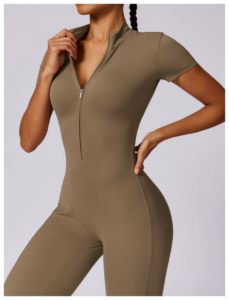Super Sculpt Short Sleeve Jumpsuit (size down)