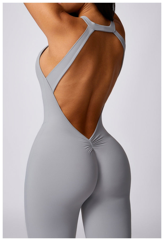 Christine Sculpt Backless Jumpsuit