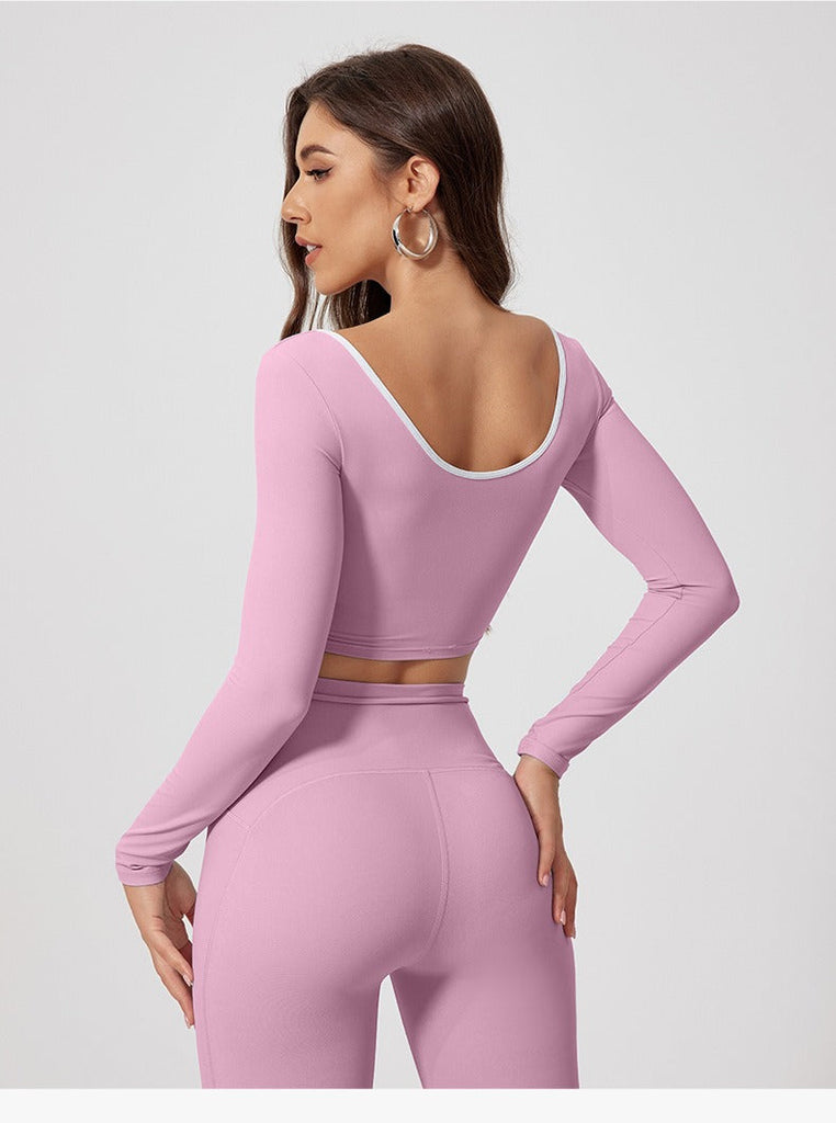 Leonor Crop Longsleeve Top & Leggings Set