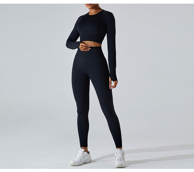Eleanor Longsleeve & Leggings Set Black