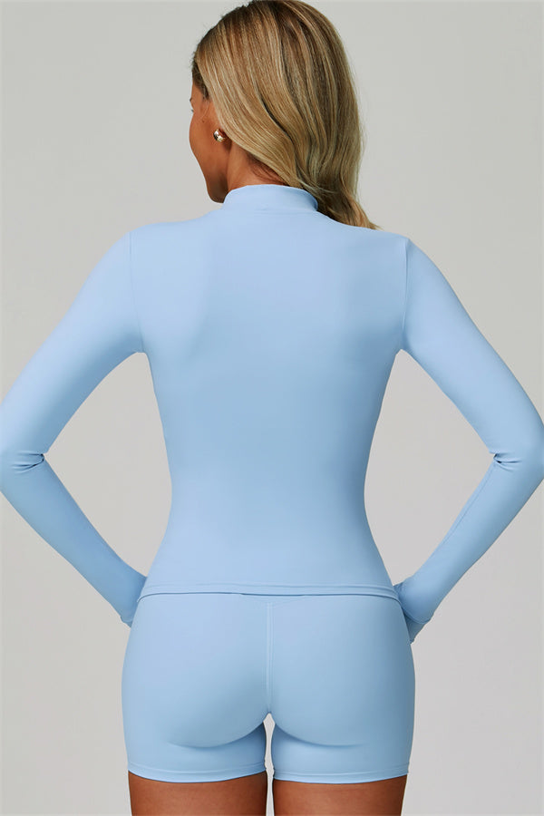 The Seraphine Jacket Sports Bra Shorts 3-Piece Set
