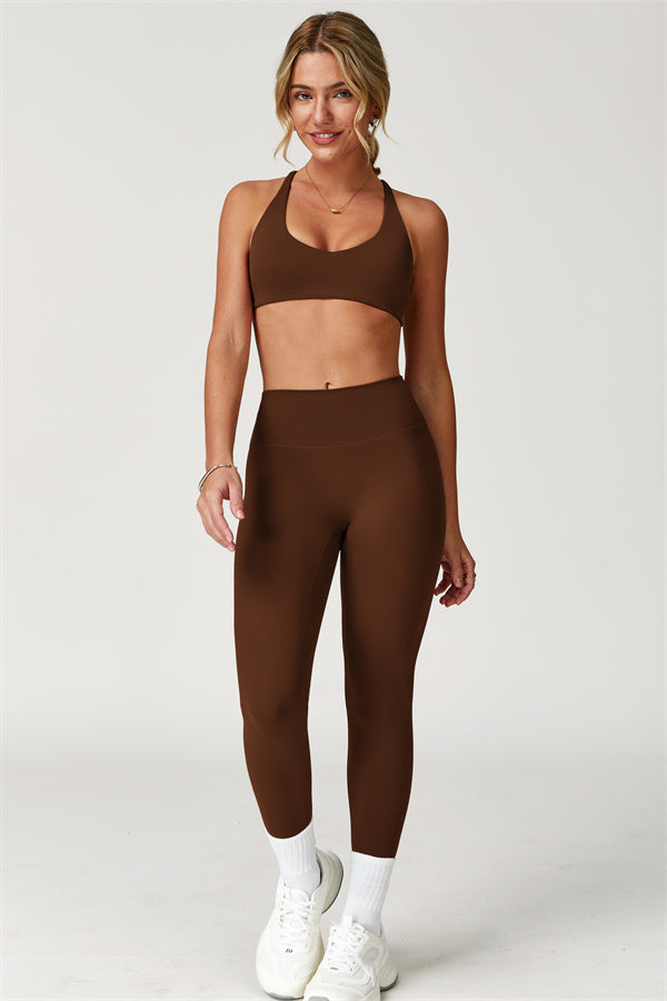 The Boost Crossback Sports Bra Isabella Leggings 2-Piece Set