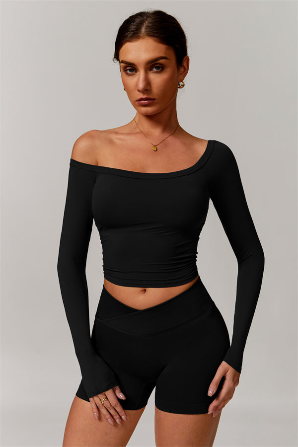 The Vivid Long Sleeve Crop Top