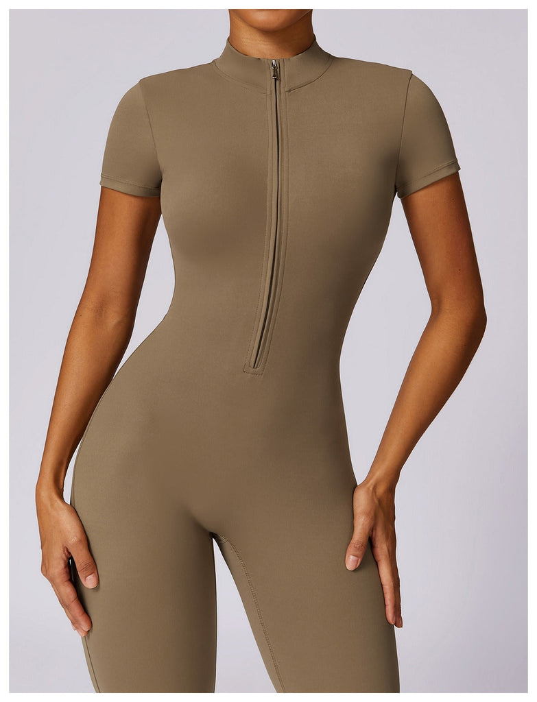 Super Sculpt Short Sleeve Jumpsuit (size down)