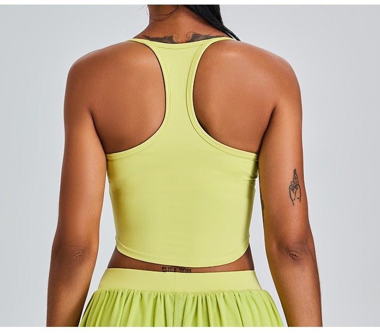 Sapphira Racer Crop Top