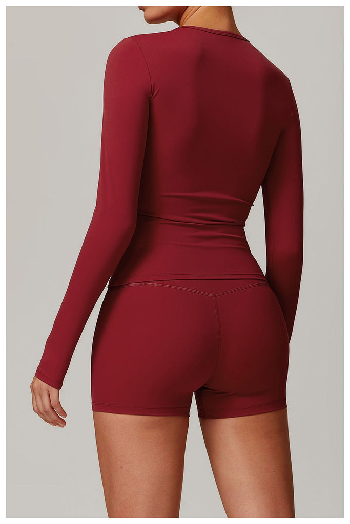Butter Longsleeve Top & Shorts Set