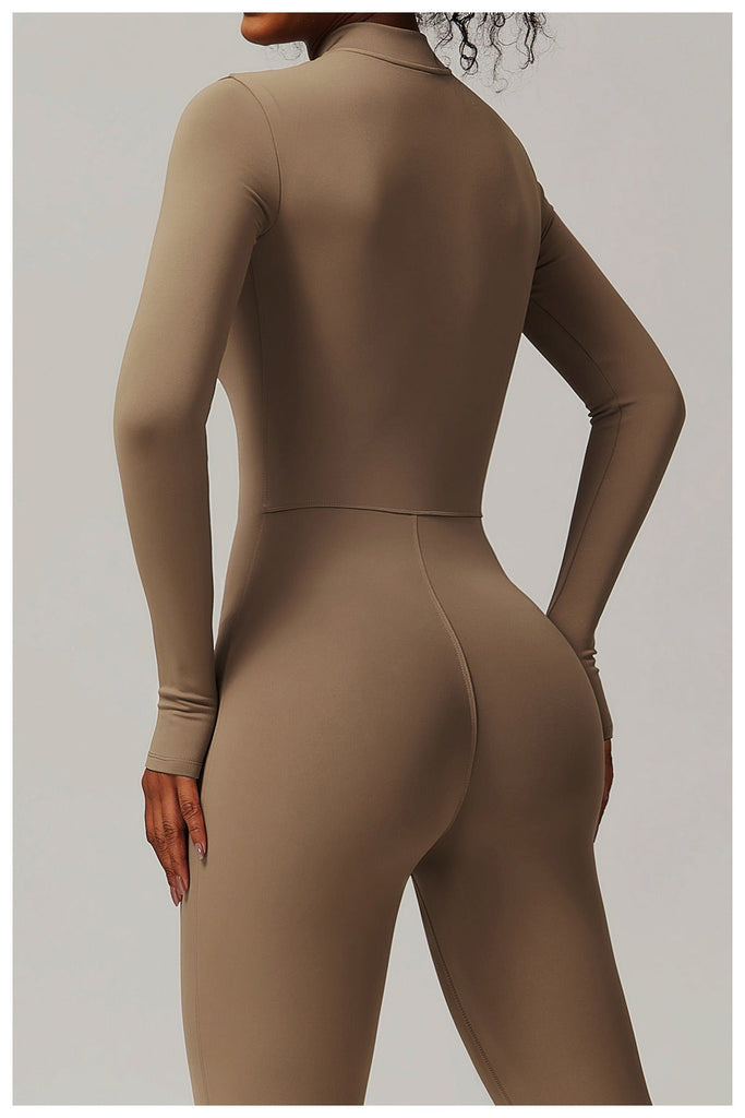 Fleeced Super Sculpt Longsleeve Jumpsuit (size down)