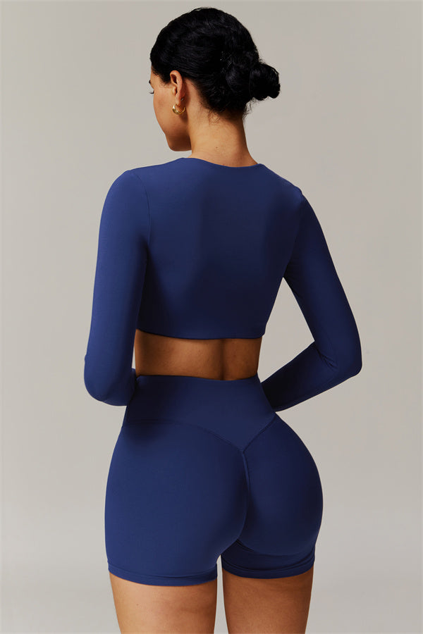 The Delicate Long Sleeve T-shirt Shorts 2-Piece Set
