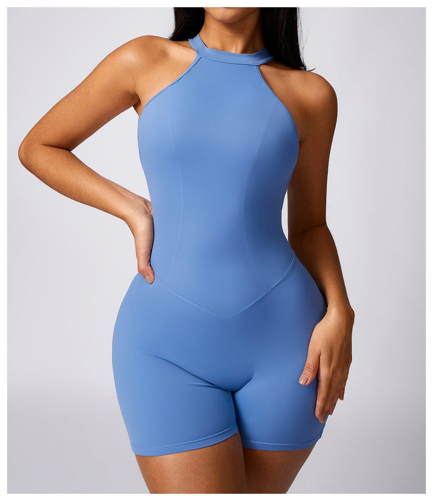 Christine Sculpt Backless Romper