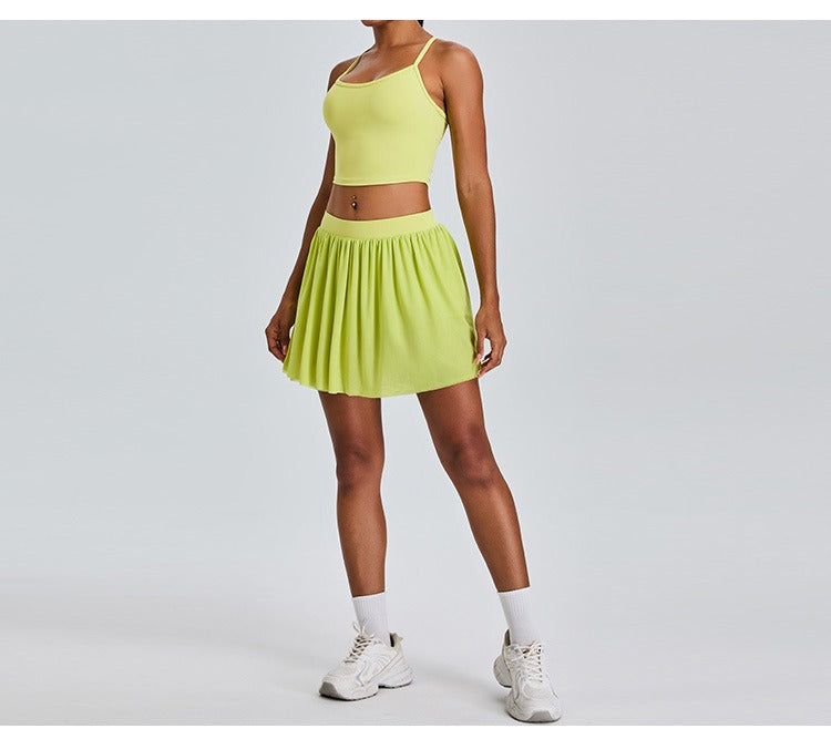 Sapphira Racer Crop Top