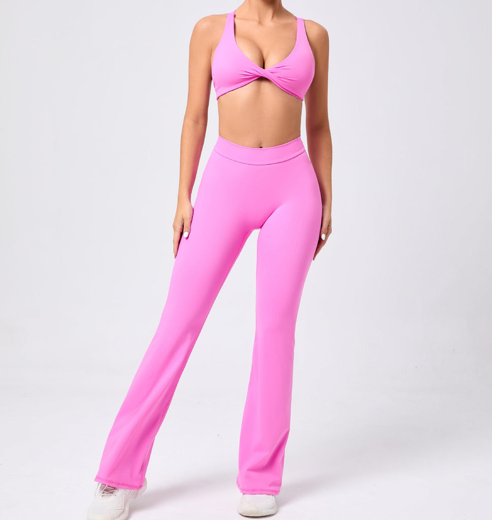 Tyla Bra Top & Flared Set