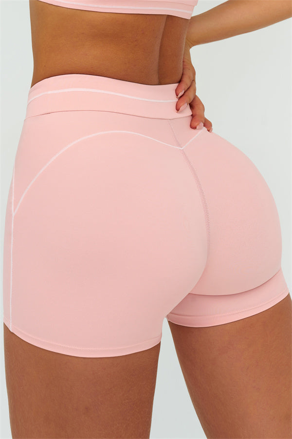 The Amara Long Sleeve T-shirt Shorts 2-Piece Set