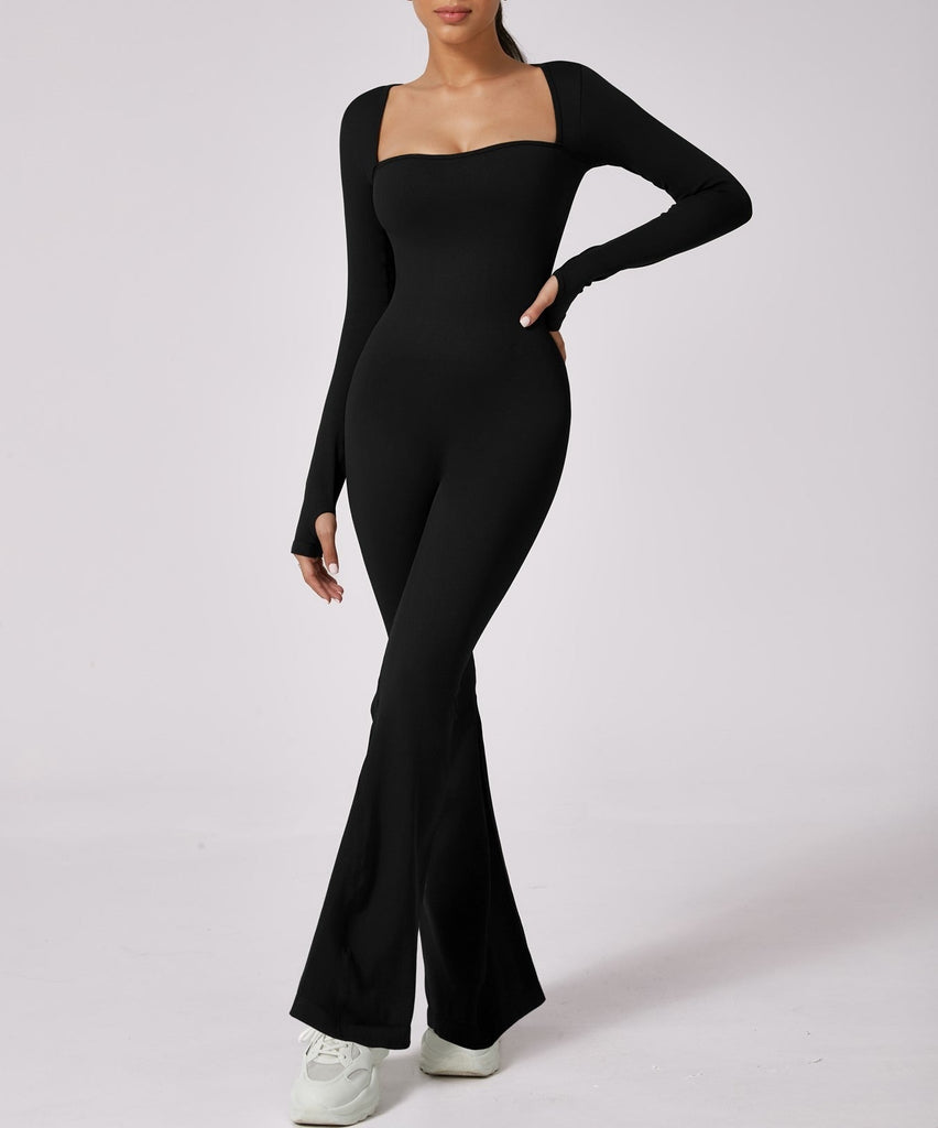 Brooks Longsleeve Flared Jumpsuit