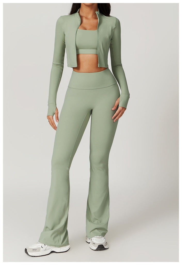 Thea Zip Longsleeve Top