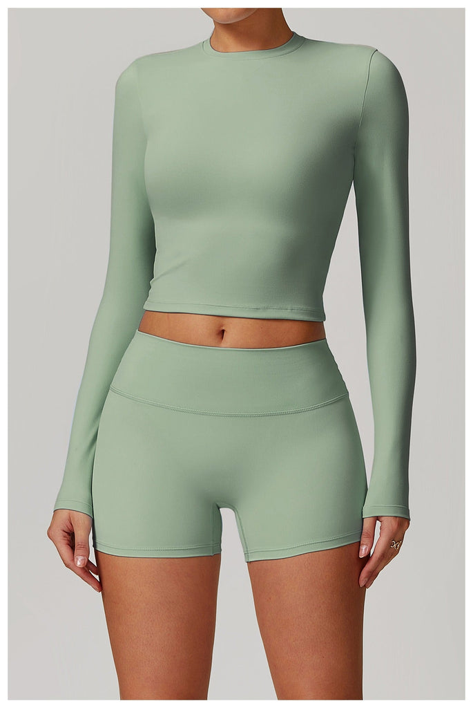 Butter Longsleeve Crop Top