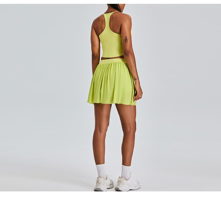 Sapphira Racer Crop Top
