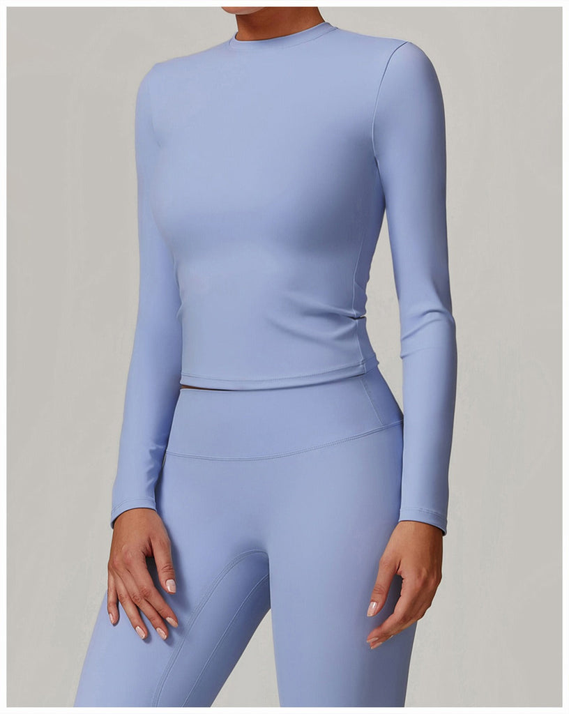 Butter Longsleeve Crop Top
