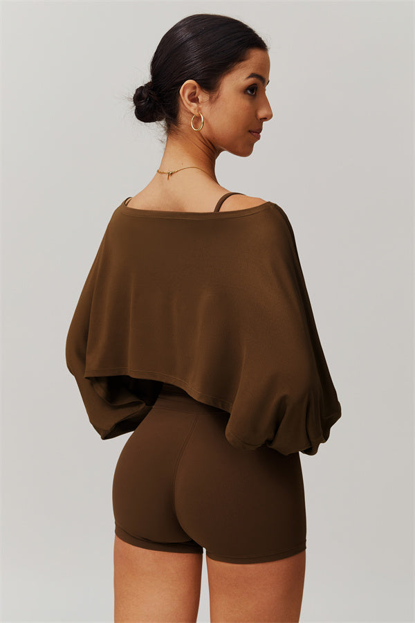 The Resonate Drift Cropped Pullover Shorts 2-Piece Set