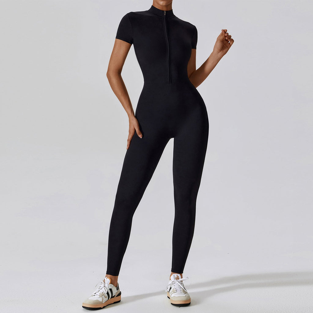 Super Sculpt Short Sleeve Jumpsuit (size down)