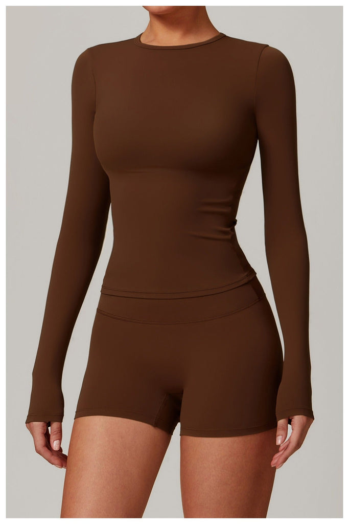 Butter Longsleeve Top & Shorts Set
