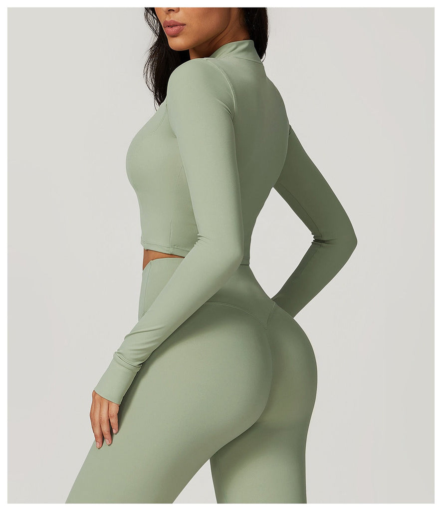 Thea Zip Longsleeve Top