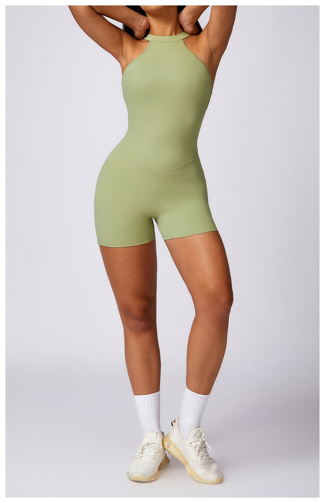 Christine Sculpt Backless Romper