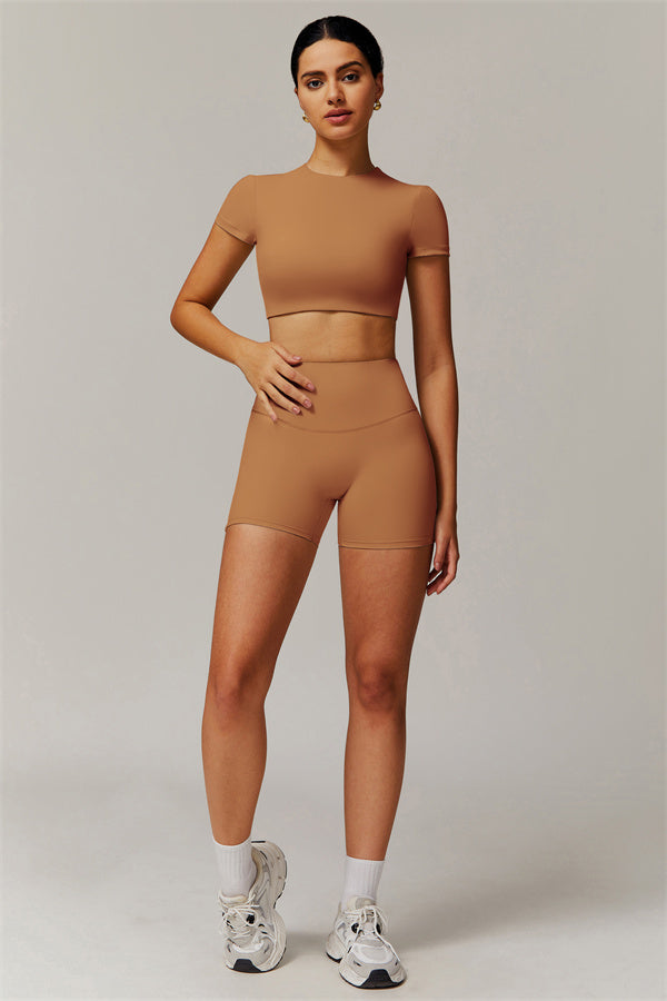 The Delicate Crop Top Shorts 2-Piece Set