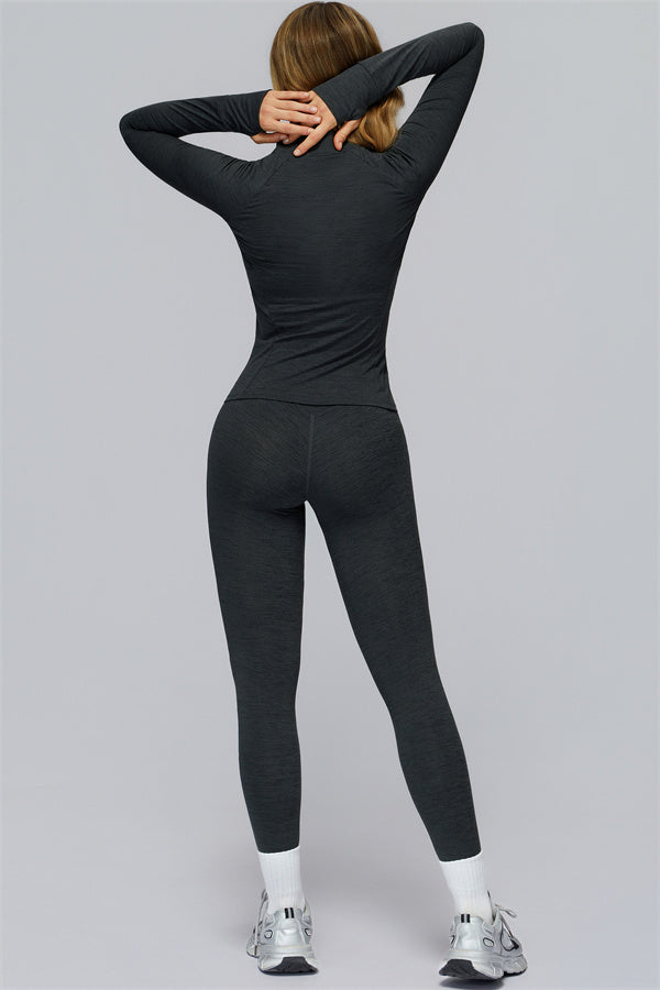 The Radiance Jacket Sports Bra Leggings 3-Piece Set