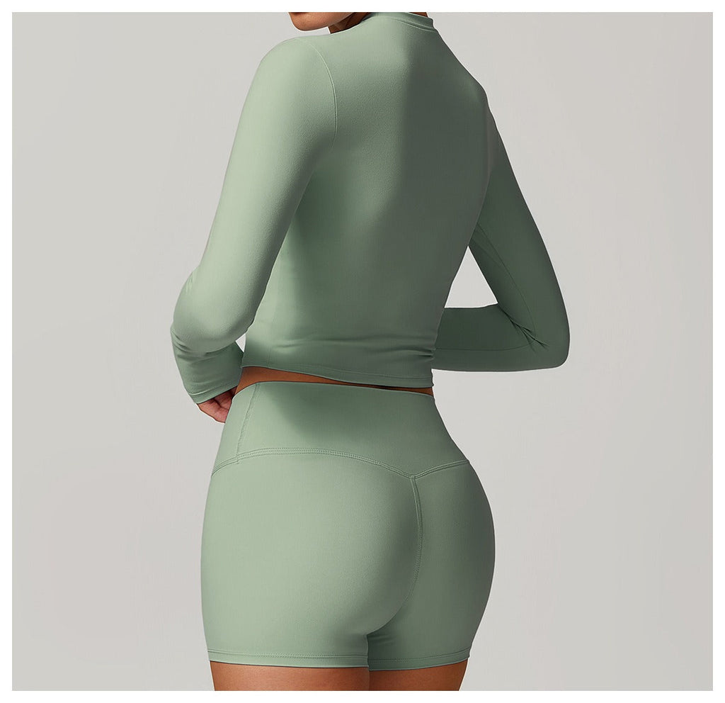 Butter Longsleeve Crop Top