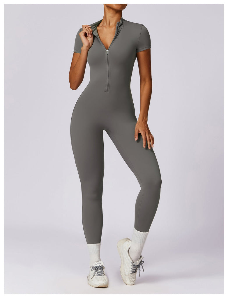 Super Sculpt Short Sleeve Jumpsuit (size down)