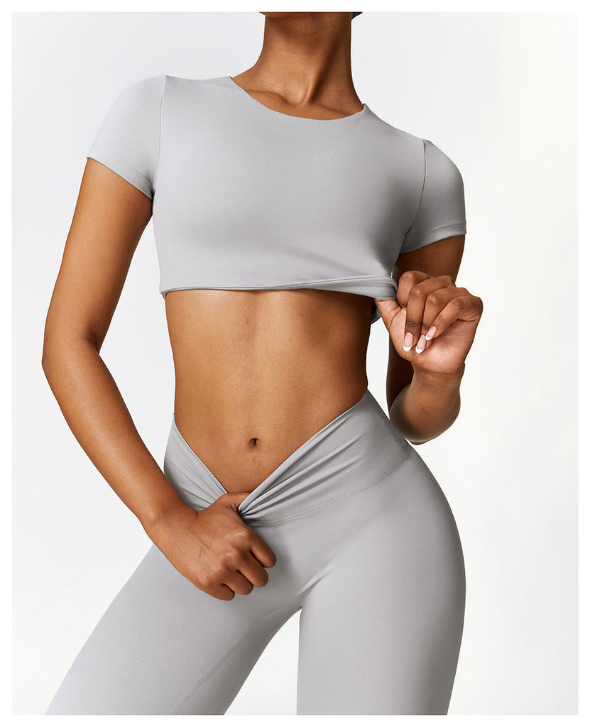 Butter T-Sleeve Crop Top